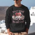 Retro Read Your Heart Out Valentine’s Day Teacher Book Lover Unisex Sweatshirt