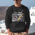 Rewind Cassette Tape Nostalgia 80s 90s Retro Music Lover Unisex Sweatshirt