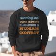 Running On Home Brewing Social Introvert Humor Vintage Unisex Sweatshirt Running On Home Brewing Social Introvert Humor Vintage Unisex Sweatshirt