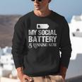 Sarcastic Anti Low Social Battery Social Introvert Unisex Sweatshirt Sarcastic Anti Low Social Battery Social Introvert Unisex Sweatshirt
