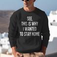 See This Is Why I Wanted To Stay Home Introvert Quote Unisex Sweatshirt