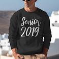 Senior 2019 Calligraphy Shirt Graduation For Adult Men Unisex Sweatshirt