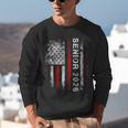 Senior 2026 American Flag Shirt USA Graduation Class Of 2026 Unisex Sweatshirt