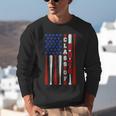 Senior 2026 Baseball American Flag Class Of 2026 Graduation Unisex Sweatshirt
