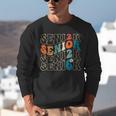 Senior 2026 Class Of 2026 Retro Groovy Graduation Grad Women Unisex Sweatshirt