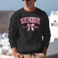 Senior 2026 Coquette Pink Bow Class Of 2026 Graduation Girls Unisex Sweatshirt
