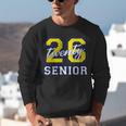 Senior Class 2026 Graduation Yellow Blue Letters Unisex Sweatshirt