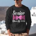 Senior Mom Class Of 2026 Pink Coquette Bow Graduation Unisex Sweatshirt