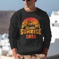 Senior Sunrise Class Of 2026 Graduation Proud Graduate Retro Unisex Sweatshirt