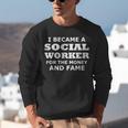 Social Worker Graduation Men Women Social Worker Unisex Sweatshirt