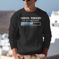 Social Worker In Progress MSW Masters Graduation Shirt Unisex Sweatshirt