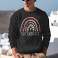 Sociologist Sociology Teacher Graduation Rainbow Unisex Sweatshirt