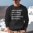 Spreadsheet Nerd Introverted Accountant Unisex Sweatshirt Spreadsheet Nerd Introverted Accountant Unisex Sweatshirt