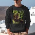 Star Wars The Book Of Boba Fett Neon Boba Fett Lives Poster Unisex Sweatshirt