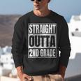 Straight Outta 2nd Grade Graduation Class 2025 Second Grade Unisex Sweatshirt