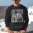 Straight Outta 5th Grade Graduation Motivational Unisex Sweatshirt