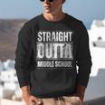 Straight Outta Middle School Class Of 2024 Graduation Unisex Sweatshirt
