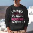 I Survived My Mom's Nursing Degree Nurse Graduation Unisex Sweatshirt