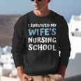 i Survived My Wifes Nursing School Degree Graduation Party Unisex Sweatshirt