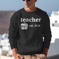 Teacher Est 2018 Vintage Graduation Unisex Sweatshirt