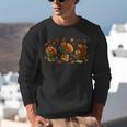 Teacher Fall Thanksgiving Turkey Reading Books Lovers Unisex Sweatshirt