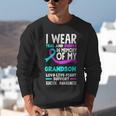 Teal & Purple In Memory Of My Grandson Suicide Prevention Unisex Sweatshirt Teal & Purple In Memory Of My Grandson Suicide Prevention Unisex Sweatshirt
