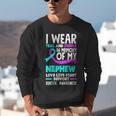 Teal & Purple In Memory Of My Nephew Suicide Prevention Unisex Sweatshirt