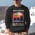 Unique Art For Introverted Cat Fans -Adults Cat Humorous Introvert Small Unisex Sweatshirt Unique Art For Introverted Cat Fans -Adults Cat Humorous Introvert Small Unisex Sweatshirt