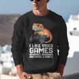 I Like Video Games Bearded Dragon Gamer Introvert Mood Unisex Sweatshirt I Like Video Games Bearded Dragon Gamer Introvert Mood Unisex Sweatshirt