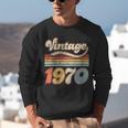 Vintage 1970 Birthday Retro Style 70's Born Nostalgia Outfit Unisex Sweatshirt