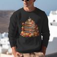Vintage Autumn Books Pumpkin Coffee Book Lover Reading Unisex Sweatshirt