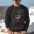 All I Want For Christmas Is A Dragon & Books Ugly Sweater Unisex Sweatshirt