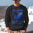 I Wear Blue In Memory For My Son Colon Cancer Awareness Unisex Sweatshirt I Wear Blue In Memory For My Son Colon Cancer Awareness Unisex Sweatshirt