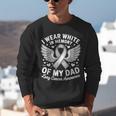I Wear In Memory Of My Dad Lung Cancer Awareness Unisex Sweatshirt