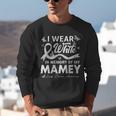 I Wear In Memory Of My Mamey Lung Cancer Unisex Sweatshirt