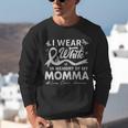 I Wear In Memory Of My Momma Lung Cancer Unisex Sweatshirt