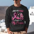 I Wear Pink In Memory Of My Cousin Breast Cancer Awareness Unisex Sweatshirt
