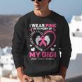 I Wear Pink In Memory Of My Gigi Breast Cancer Awareness Unisex Sweatshirt
