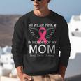 I Wear Pink In Memory Of My Mom Shirt Angel In Heaven Memory Unisex Sweatshirt