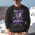 I Wear Purple In Memory Of My Dad Alzheimer's Awareness Unisex Sweatshirt I Wear Purple In Memory Of My Dad Alzheimer's Awareness Unisex Sweatshirt