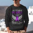 I Wear Purple In Memory Of My Dad Pancreatic Cancer Unisex Sweatshirt I Wear Purple In Memory Of My Dad Pancreatic Cancer Unisex Sweatshirt