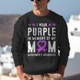 I Wear Purple In Memory Of My Mom Alzheimer's Awareness Day Unisex Sweatshirt