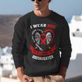 I Wear Red In Memory Of Goddaughter Heart Disease Awareness Unisex Sweatshirt