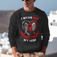 I Wear Red In Memory Of Mom Heart Disease Awareness Month Unisex Sweatshirt