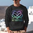 I Wear Teal & Purple Memory Of My Brother Suicide Prevention Unisex Sweatshirt