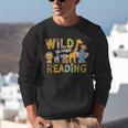 Wild About Reading Kid Love Wild Animal Books Back To School Unisex Sweatshirt Wild About Reading Kid Love Wild Animal Books Back To School Unisex Sweatshirt