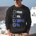 Zeta Phi Beta Doctor Graduation Zeta Phi Beta HBCU Doctor Unisex Sweatshirt