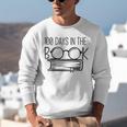 100 Days Of SCHOOKBook Nerd Book Lover Reading Librarian Boo Unisex Sweatshirt