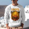 1985 Vintage Sunset Surf Truck Retro Beach Nostalgia Unisex Sweatshirt