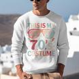 This Is My 70s Costume Vintage Style Nostalgia 1970s Retro Unisex Sweatshirt
